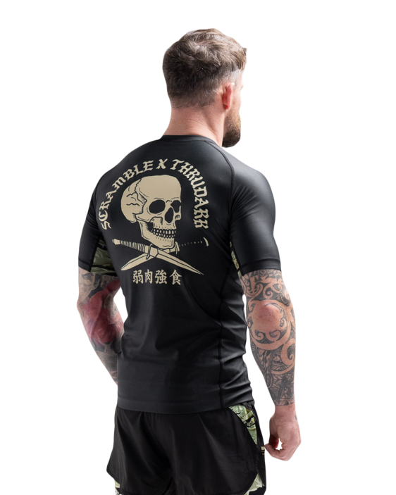 Scramble x Thrudark Enshu MK1 Rashguard - Short Sleeved Scramble x Thrudark Enshu MK1 Rashguard - Short Sleeved