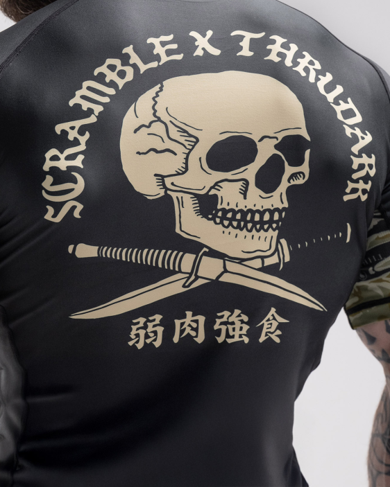Scramble x Thrudark Enshu MK1 Rashguard - Short Sleeved Scramble x Thrudark Enshu MK1 Rashguard - Short Sleeved