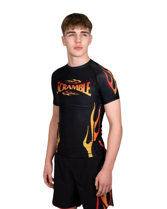 1998 Fire Rashguard Kids - Black