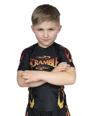 1998 Fire Rashguard Kids - Black
