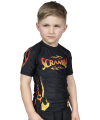 1998 Fire Rashguard Kids - Black