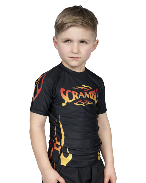 1998 Fire Rashguard Kids - Black