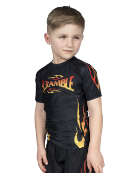 1998 Fire Rashguard Kids - Black