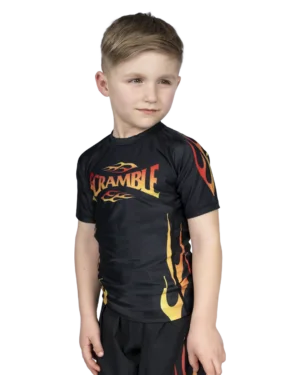 1998 Fire Rashguard Kids - Black