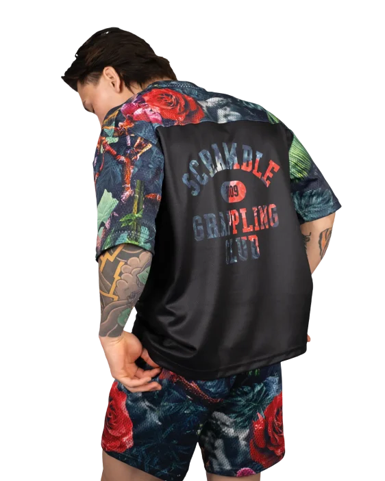 Mesh Hybrid Grappling Top - Ohana Camo