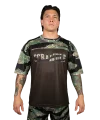 Mesh Hybrid Grappling Top - Tiger Camo