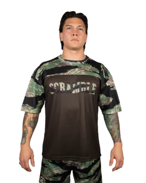 Mesh Hybrid Grappling Top - Tiger Camo Mesh Hybrid Grappling Top - Tiger Camo