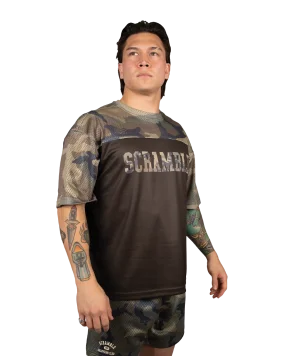 Mesh Hybrid Grappling Top - Woodland Camo Mesh Hybrid Grappling Top - Woodland Camo