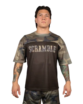 Mesh Hybrid Grappling Top - Woodland Camo Mesh Hybrid Grappling Top - Woodland Camo
