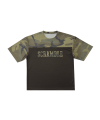 Mesh Hybrid Grappling Top - Woodland Camo