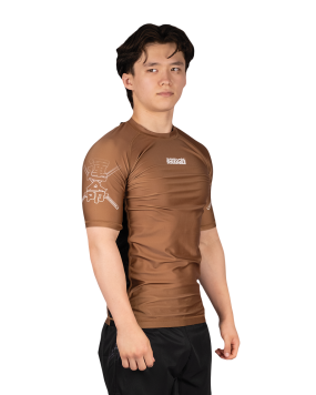 Fate Tanto Ranked Rashguard - Brown Fate Tanto Ranked Rashguard - Brown