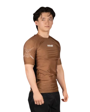Fate Tanto Ranked Rashguard - Brown Fate Tanto Ranked Rashguard - Brown