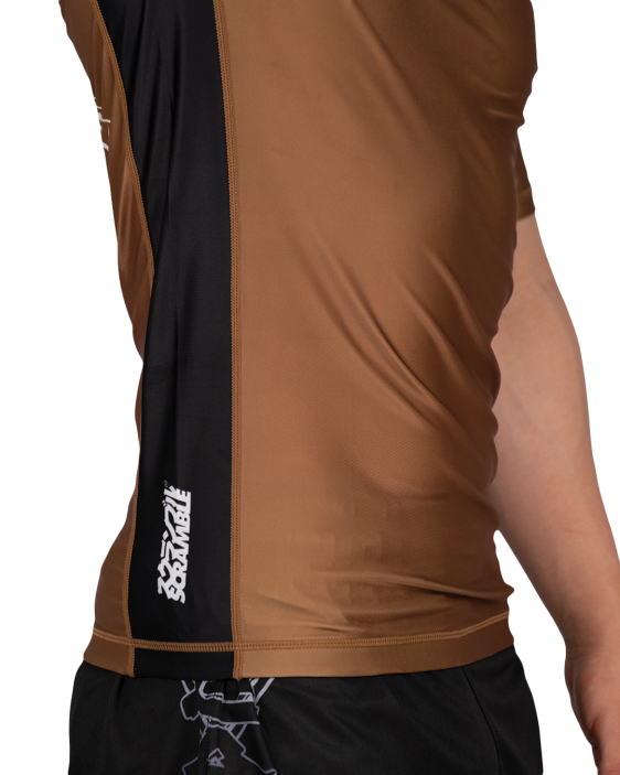 Fate Tanto Ranked Rashguard - Brown Fate Tanto Ranked Rashguard - Brown
