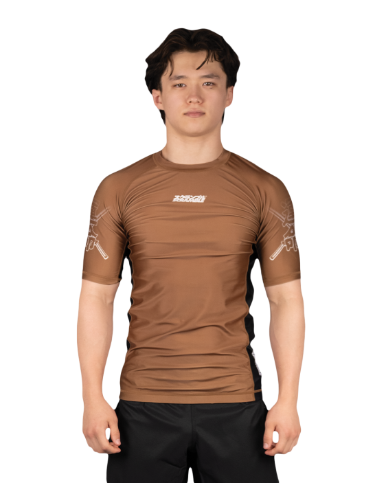 Fate Tanto Ranked Rashguard - Brown Fate Tanto Ranked Rashguard - Brown