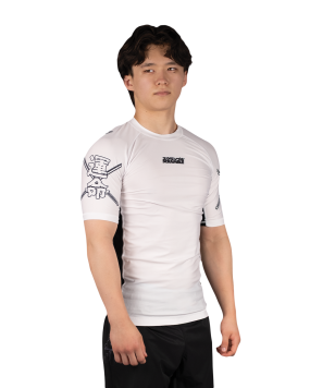 Fate Tanto Ranked Rashguard - White Fate Tanto Ranked Rashguard - White