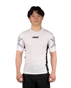 Fate Tanto Ranked Rashguard - White Fate Tanto Ranked Rashguard - White