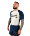 Yakyu Short Sleeved Rashguard - Navy / Ivory Yakyu Short Sleeved Rashguard - Navy / Ivory