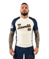 Yakyu Short Sleeved Rashguard - Navy / Ivory Yakyu Short Sleeved Rashguard - Navy / Ivory