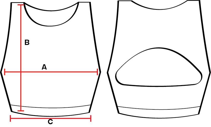 Tank Top Size guide