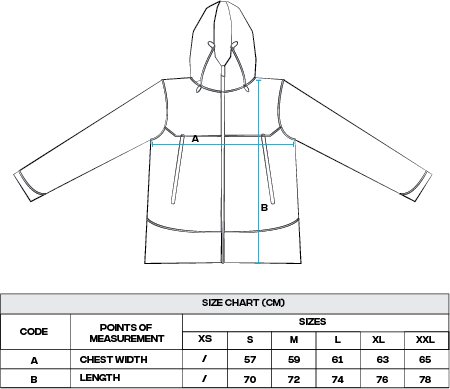 Jacket Size guide