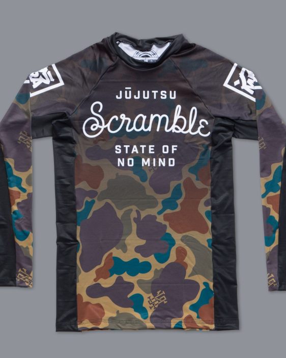 Scramble "No Mind" Camo / Fade Rashguard