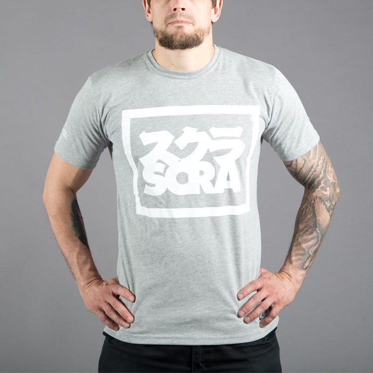 Scramble "Split Logo"  T-Shirt - Grey
