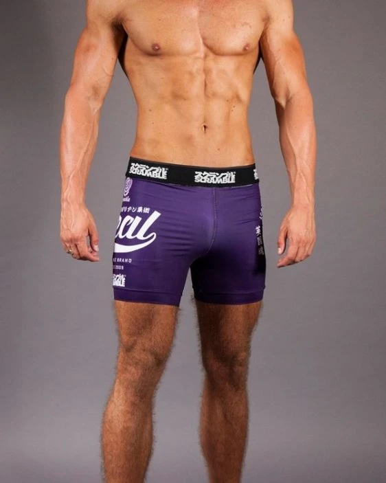 Scramble 'Real" Vale Tudo Shorts - Purple