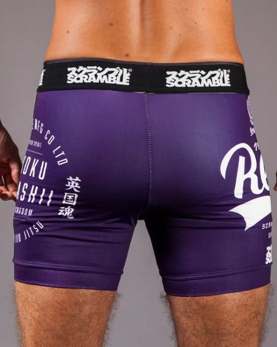 Scramble 'Real" Vale Tudo Shorts - Purple