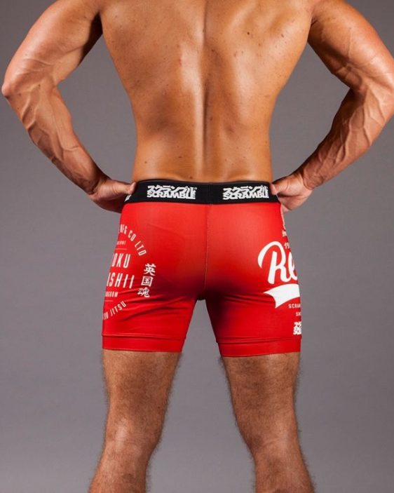 Scramble 'Real" Vale Tudo Shorts - Red