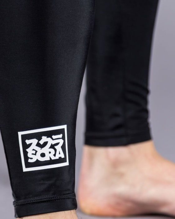 Scramble All Black Grappling Spats