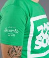 Scramble "Split Logo" Slim Fit T-Shirt - Green