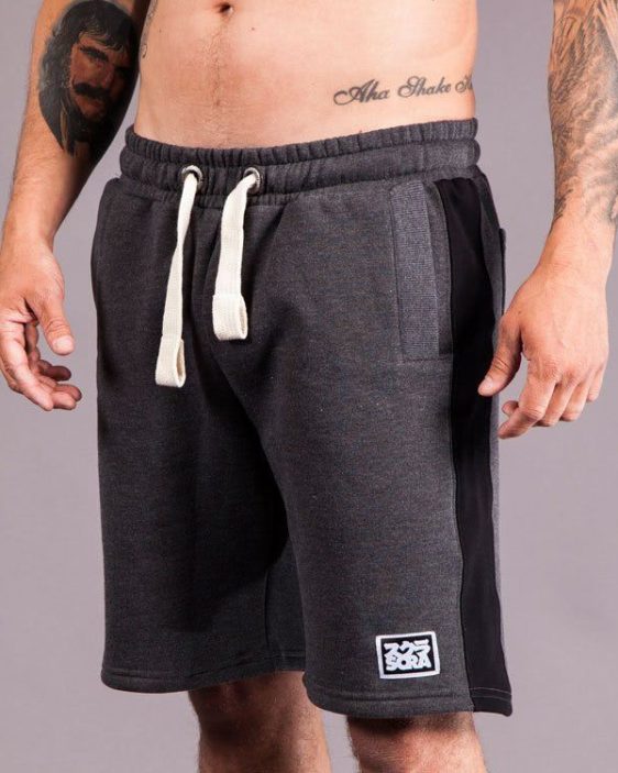 Scramble 'State of No Mind' Casual Shorts - Charcoal