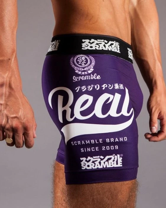 Scramble 'Real" Vale Tudo Shorts - Purple