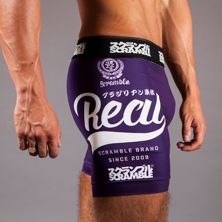 Scramble 'Real" Vale Tudo Shorts - Purple