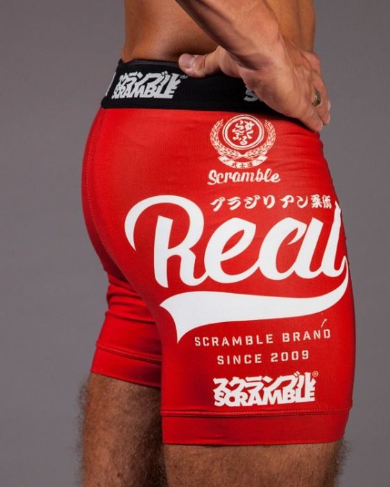 Scramble 'Real" Vale Tudo Shorts - Red