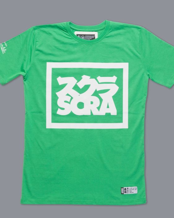 Scramble "Split Logo" Slim Fit T-Shirt - Green