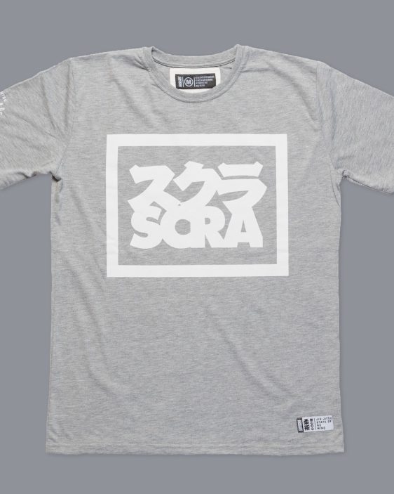 Scramble "Split Logo"  T-Shirt - Grey