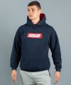 Scramble Box Logo Hoodie - Navy