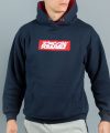 Scramble Box Logo Hoodie - Navy