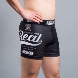 Scramble 'Real" Vale Tudo Shorts - Black