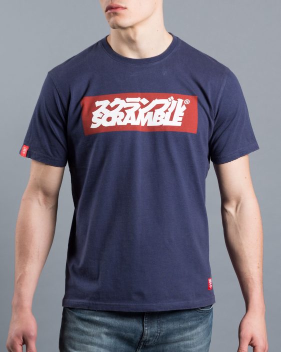 Scramble Grande Logo T-Shirt - Navy