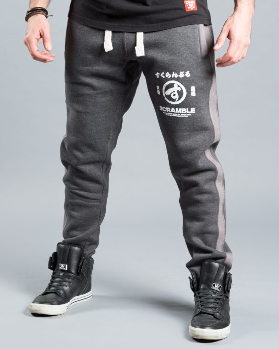 Scramble Brush Logo Joggers - Charcoal