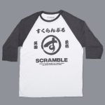 Scramble Brush Logo Raglan Tee