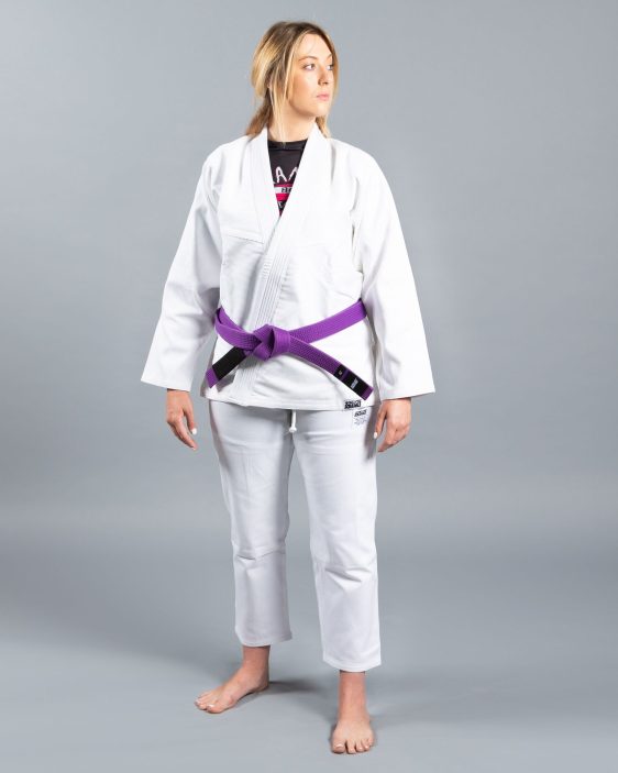 Scramble “Standard Issue” BJJ Gi - Female Cut - White