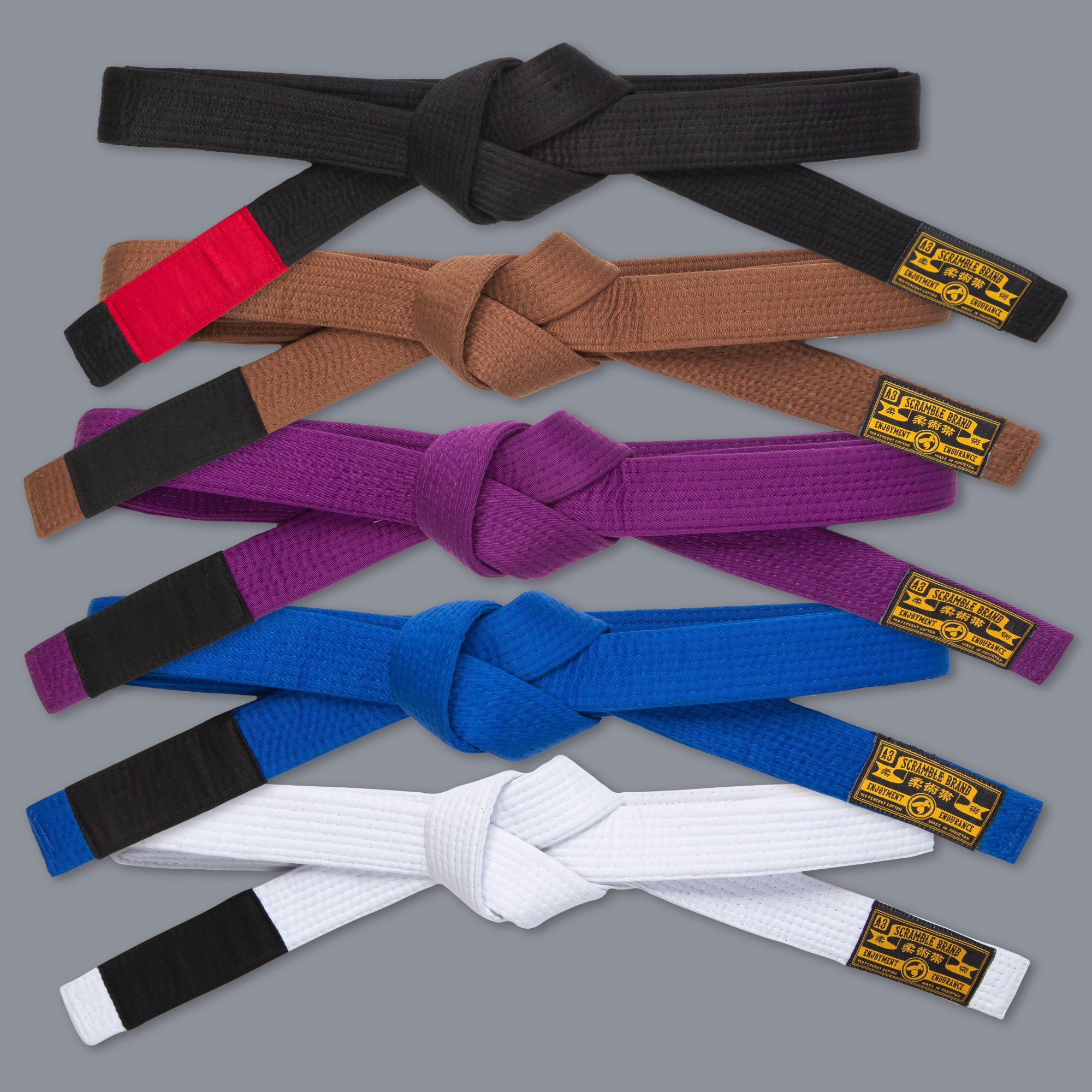 A3 A2 Blue Brazilian Jiu Jitsu Belts with Color White FLUORY BJJ Belt Brown Purple A1 Black for Size A0 A4.