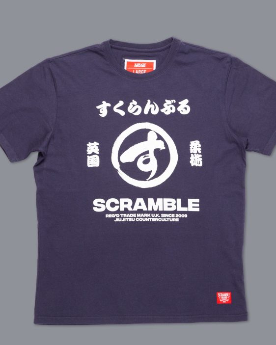 Scramble Big Brush T-Shirt - Navy