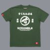 Scramble Big Brush T-Shirt - Green