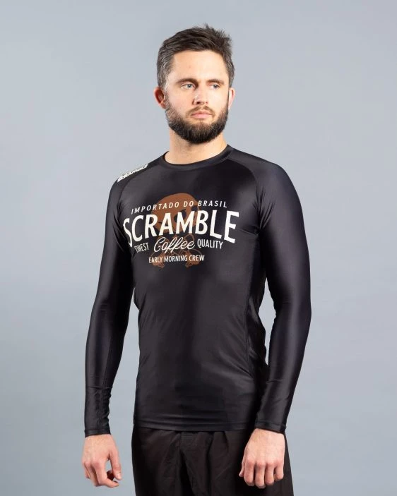 Scramble Coffee then Chokes Rashguard