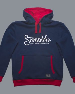 Scramble Letterlogo Hoody - Navy Scramble Letterlogo Hoody - Navy