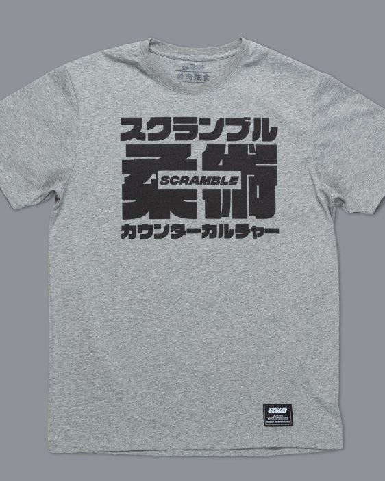 Scramble Big Kanji Tee - Grey